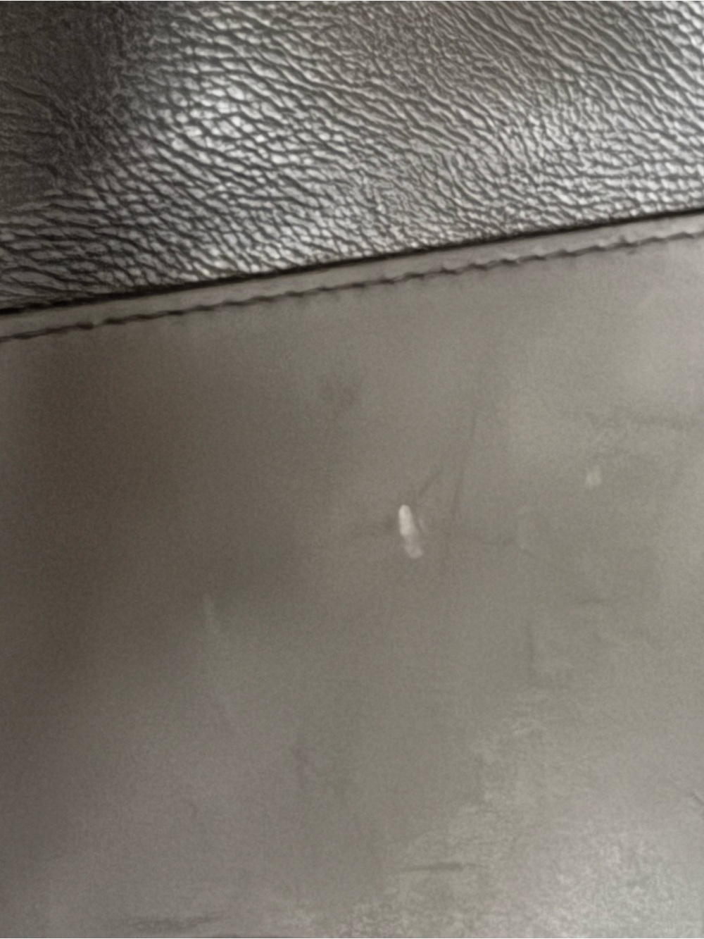 Universal Thread Black VeganLeather Tote with Front Pocket and Long Straps - Picture 8 of 9